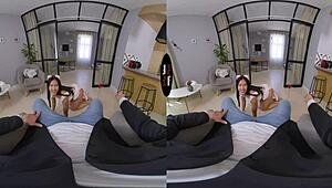 this asian slut gets fucked hard in pov taboo blowjob scene