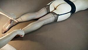 massage these sexy stocking soles horny milf??