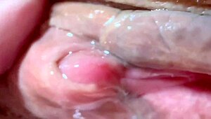 Check out this amateur's pink shaved pussy just 106 days post-virginity!