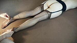 massage these sexy stocking soles horny milf??