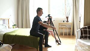 Homemade Couple Films Her Wild Cowgirl Ride on His Hard Cock