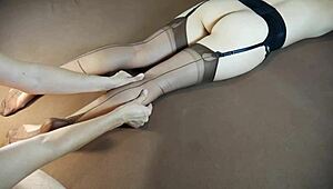 massage these sexy stocking soles horny milf??