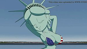 A specific portrayal of lady's freedom day 2021 festivities