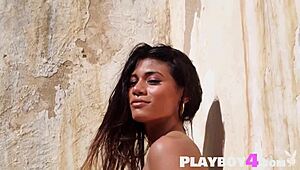 What if her petite frame hid that sexy naked body under ripped lingerie?