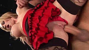 Wanna see big titted blonde Paige Ashley take double penetration ass pussy fuck?