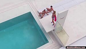 slut babe's ass gets brutally reamed anally until she squirts