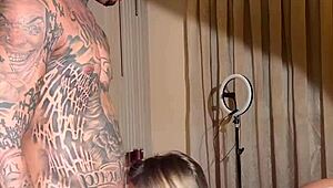 young tattooed guy pounds blonde big ass brazilian hard