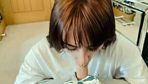 hey this deepthroat keeps going till she gulps down every drop of cum