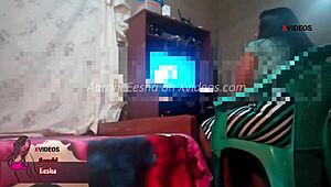 desi chubby housewife gets pounded by repairman at home doggystyle 🍑💦😂