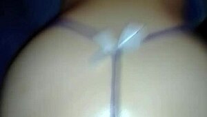 Big Booty Bent Over in Lingerie Stockings