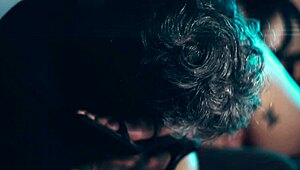 NERD MATURE GETS FOOTJOB LICKING THEN TIGHT PUSSY FUCK IN LINGERIE ORGASM