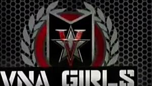 Busty Sara Jay joins three sluts for sloppy foursome on one huge cock