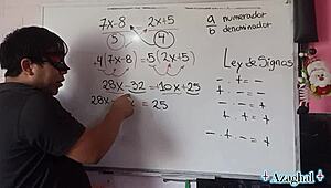 Teacher nerd's creampie equation explodes with massive load!