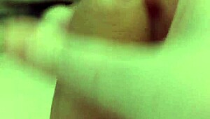 Homemade solo with massive cock stroking to explosion