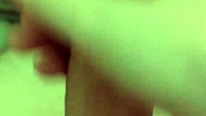 Homemade solo with massive cock stroking to explosion