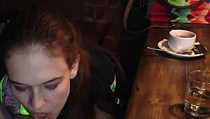 Babe Picks Up Guy from Bar for Steamy Suck and Fuck Session.