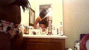 i get so turned on dancing seductively in the bathroom for this young thug