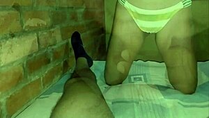 Damn, gema licks and fucks her man passionately before work!