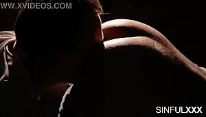 Her perfect ass and juicy tits drive me wild as she rides with deep passion and tight grip.