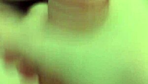 Homemade solo with massive cock stroking to explosion