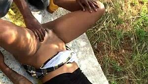 i'm obsessed with this ebony cheerleader