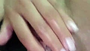 wet ninfeta fingers herself with anal plug till orgasm