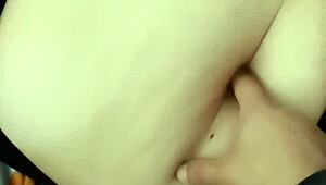 i can't stop fingering this curvy milf's deep sexy navel up close