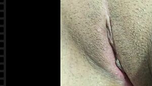 Peek at Jades juicy shaved housewife pussy up close