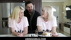 nikki sweet and sabrina snow in a family threesome fantasy with husband