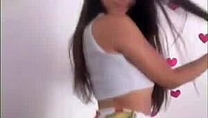 bigo girl from youtube strips casual on webcam show