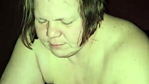 check out this big preggo milf's tits during wild sex