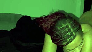 fucked her fat ebony pussy doggystyle all night till creampie cumshot