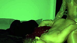 fucked her fat ebony pussy doggystyle all night till creampie cumshot