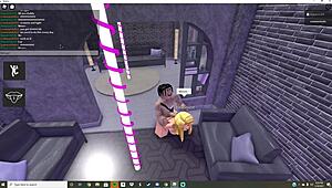 dumb roblox slut dragged to garage for punishment spanking.
