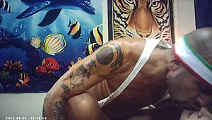 Behind Scenes Asian Babe Rides Italian Cock In Hardcore Action