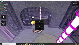 dumb roblox slut dragged to garage for punishment spanking.