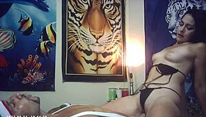 Behind Scenes Asian Babe Rides Italian Cock In Hardcore Action