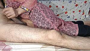 Black salwar desi bhabhi takes rough doggystyle pounding.