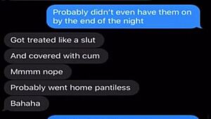 Sexting wife teases hubby but who's she really craving?