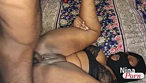 Neighbor babe spreads wet pussy for his thick cock fun