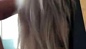 trans model bends over flashing her plump ass cheeks