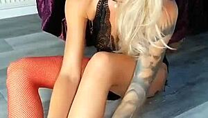 i tease you with my solo magic footjob in nylons and leggings hard