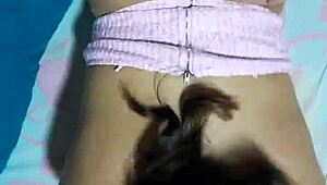 Amateur Couple Moves from Holiday Party to Intense Bedroom Orgasm