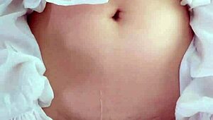 enjoy hands rubbing hairy pussy before insertion but hold back cum