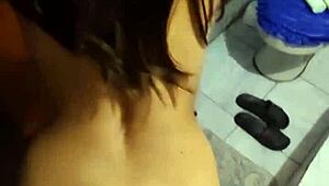 Mi mejor amiga rides cock deep then begs doggystyle pounding