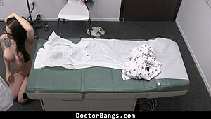 Teen Nurse Agrees To Doctor's Intimate Checkup To Keep Her Secret - Doctorbangs!