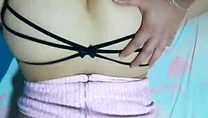 Amateur Couple Moves from Holiday Party to Intense Bedroom Orgasm