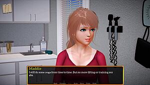 blonde plays new family game
