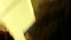 Curly Israeli Girl With Glasses Sucks Cock Desperately On Hidden Cam