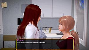 blonde plays new family game